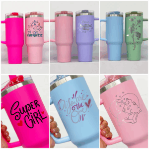 40oz Protour Blank Sublimation Macaroon Quencher Tumbler - Sublimation Effects
