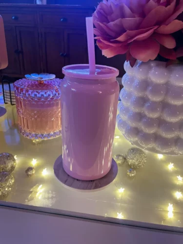 Candy Colored Glossy & Matte 16oz Stainless Steel Soda Can photo review