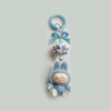 POP MART Labubu Bow-Knot Plush Doll Macaron Blue Colored Keychain POP MART Labubu Bow-Knot Plush Doll Macaron Blue Colored Keychain