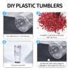 40oz Pre-Drilled Double Wall Plastic Snow Globe Cups with Handle 40oz Pre-Drilled Double Wall Plastic Snow Globe Cups with Handle