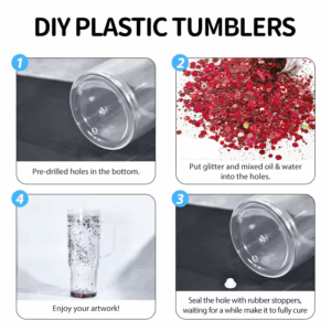 details-of-40oz-pre-drilled-double-wall-plastic-snow-globe-cups-with-handle