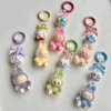 POP MART Labubu Bow-Knot Plush Doll Macaron Colored Keychain Real Shots POP MART Labubu Bow-Knot Plush Doll Macaron Colored Keychain Real Shots