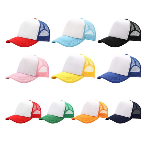 Sublimation Blank Bulk Snapback Mesh Baseball Trucker Caps