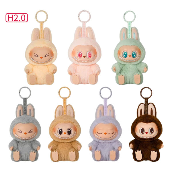 H2.0 POP MART Labubu The Monsters Plush Doll Hot Figure Toy Keychains