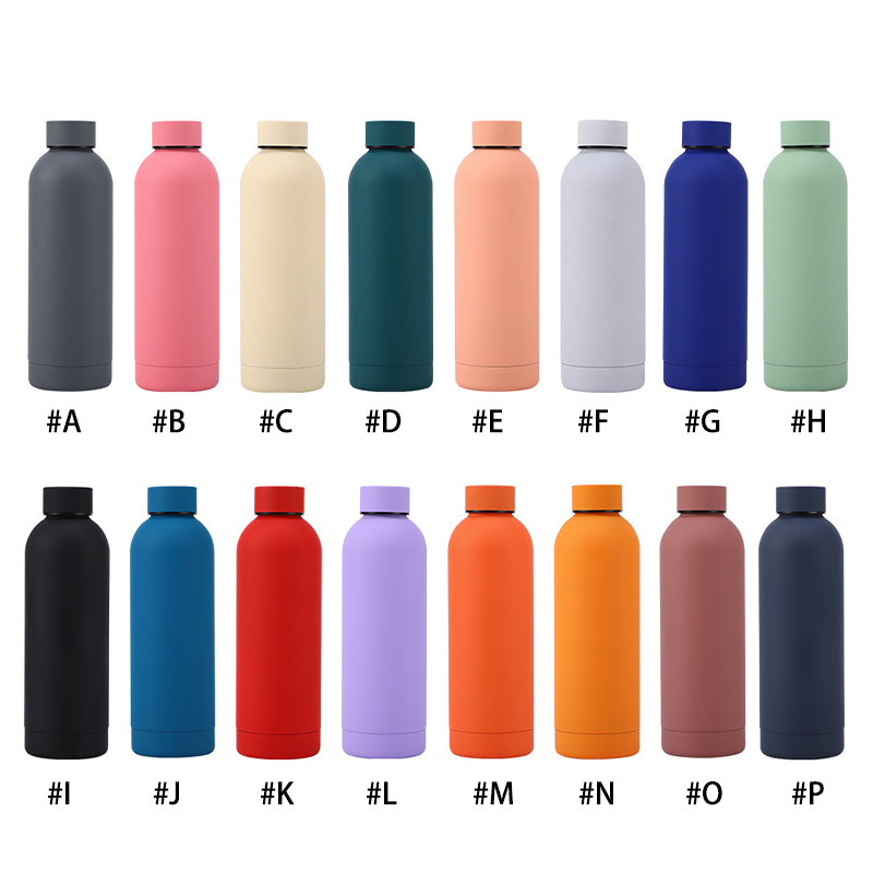 350/500/750/1000ml Non-Sublimation Blank Stainless Steel Water Bottle
