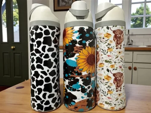 24oz Owala Sublimation Stainless Steel Flask Water Bottle photo review