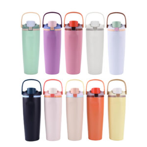 30oz Owala Sip Powder Coated Water Bottle with Handle and Lock Lid