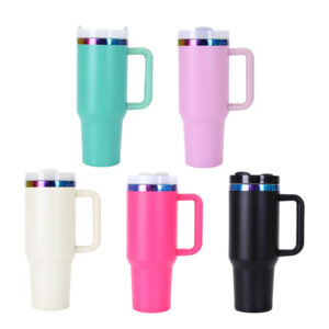 h2.0-40oz-powder-coated-travel-mugs-with-rainbow-plated-rims
