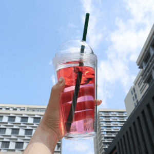 16oz Acrylic Tumbler with Dome Lid 20pcs