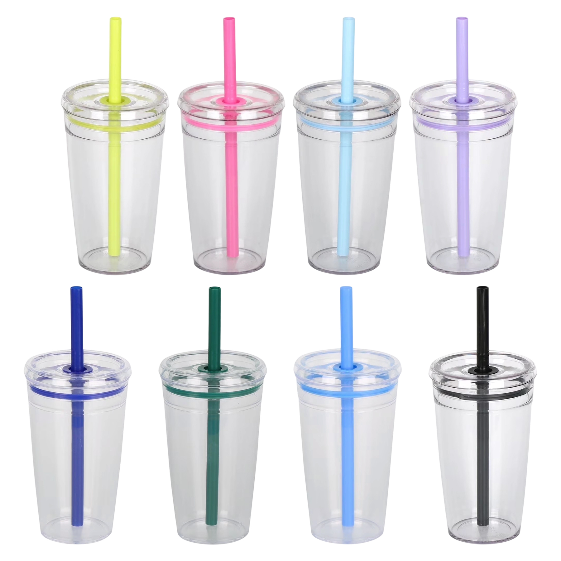 16oz-acrylic-plastic-coffee-cup-single-layer-straw-cup