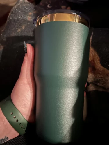 Mirror Gold Plated 20oz Coffee Travel Mug with Leak Proof Slide Lids for Laser Engraving 24pcs photo review