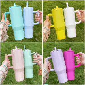 display-2-of-40oz-macaron-colored-blank-sublimation-flip-straw-tumblers