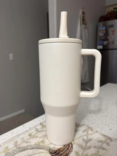 40oz Macaron Colored Blank Sublimation Flip Straw Tumblers with Leak Proof lids 16pcs photo review