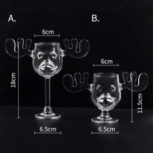 24pcs Christmas Vacation Moose Mug 8oz Glass Cup 270ml 24pcs Christmas Vacation Moose Mug 8oz Glass Cup 270ml