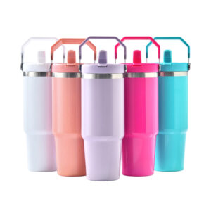 Stainless Steel 30oz Sublimation Travel Mug Glossy & Matte 20pcs