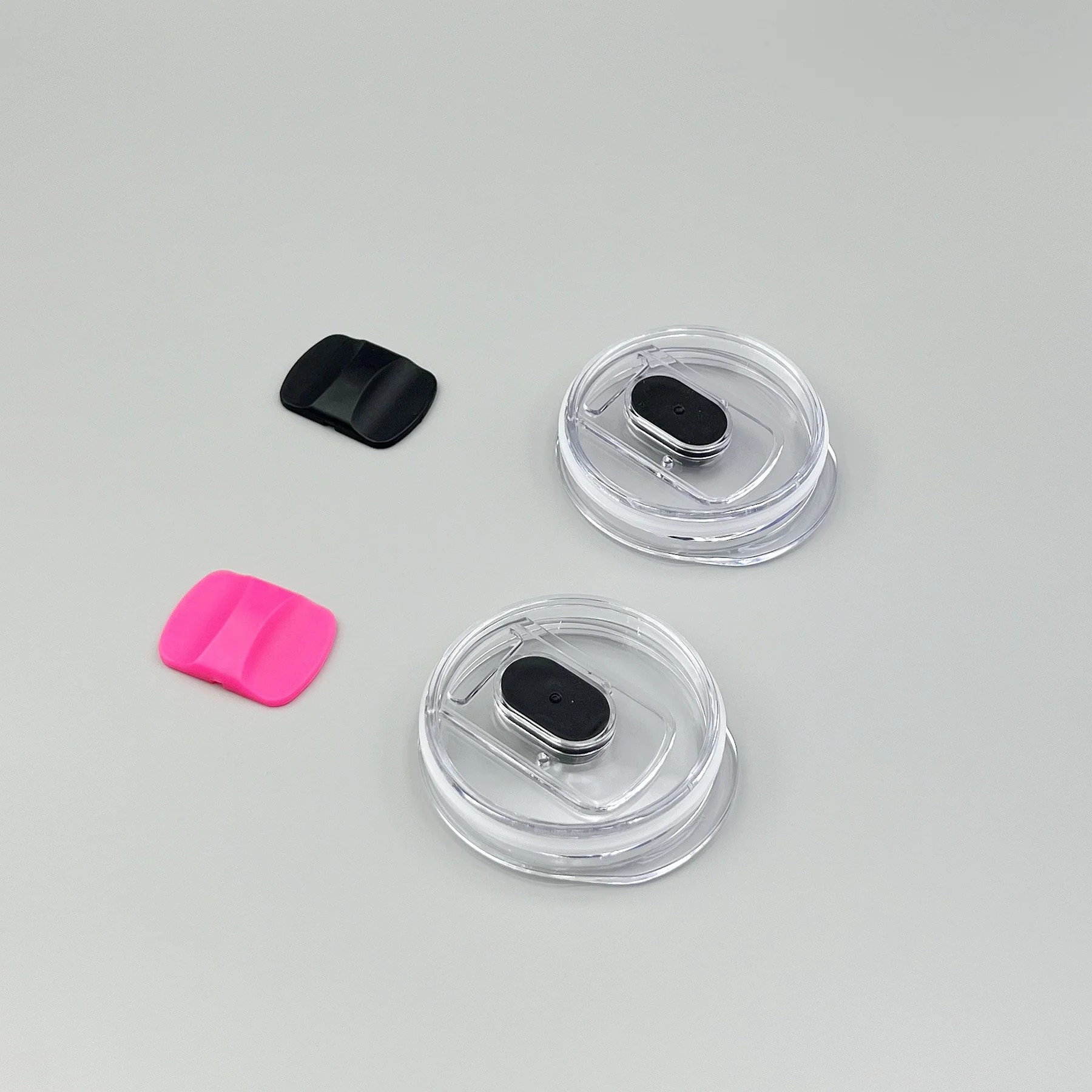 black-and-pink-12oz-wine-tumbler-magnetic-slider-replacement-block-fit-lids
