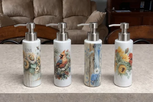 550ml Stainless Steel Sublimation Soap & Lotion Dispenser 25pcs photo review