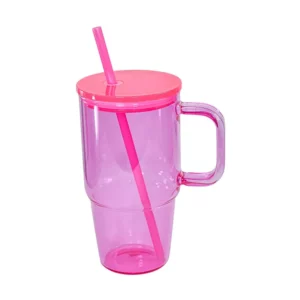 pink-20oz-candy-colored-sublimation-glass-mugs-with-handle