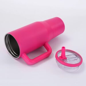pink-40oz-powder-coated-tumblers-with-handle-for-laser-engraving-display