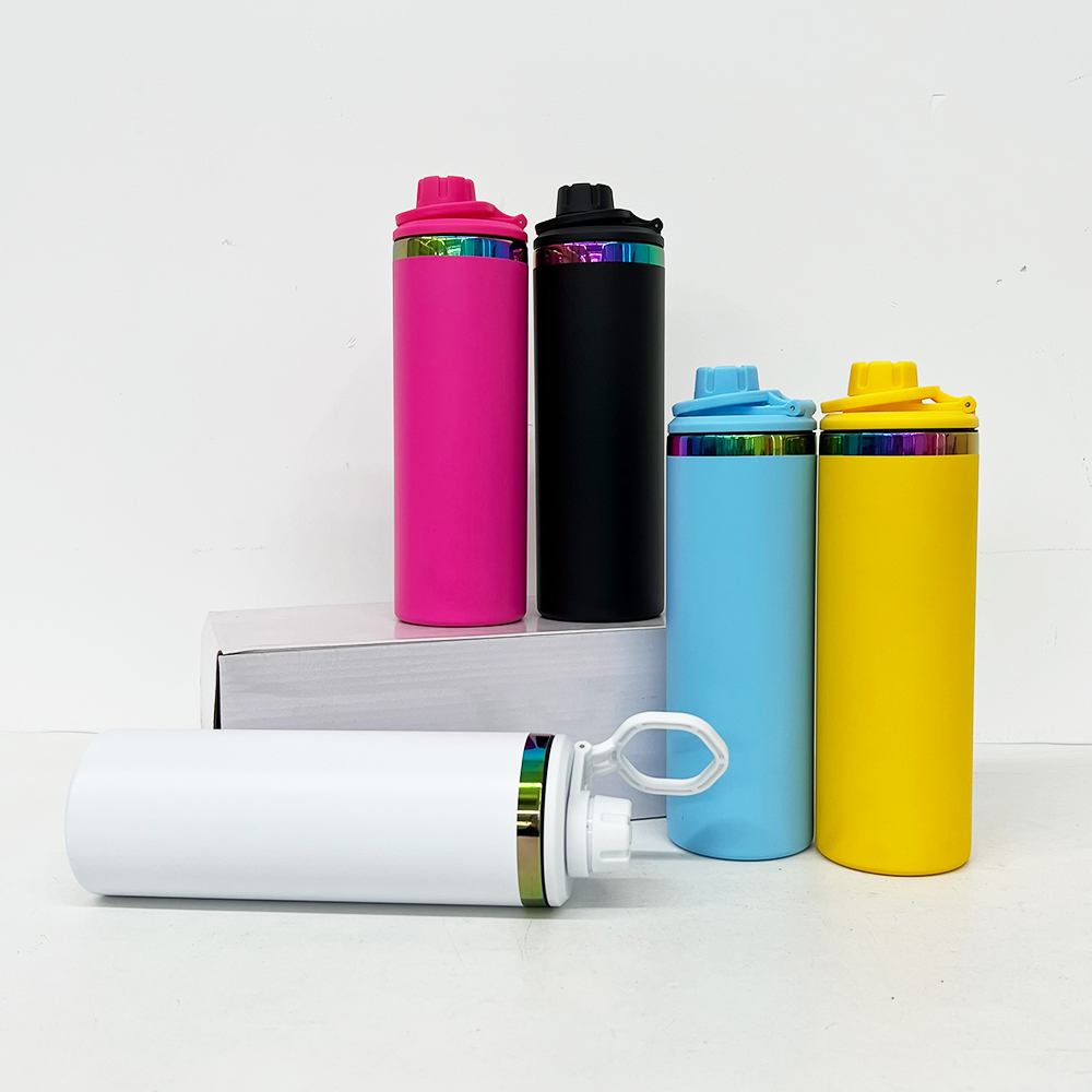 20oz-rainbow-plated-powder-coated-sports-water-bottle-with-portable-handle-display