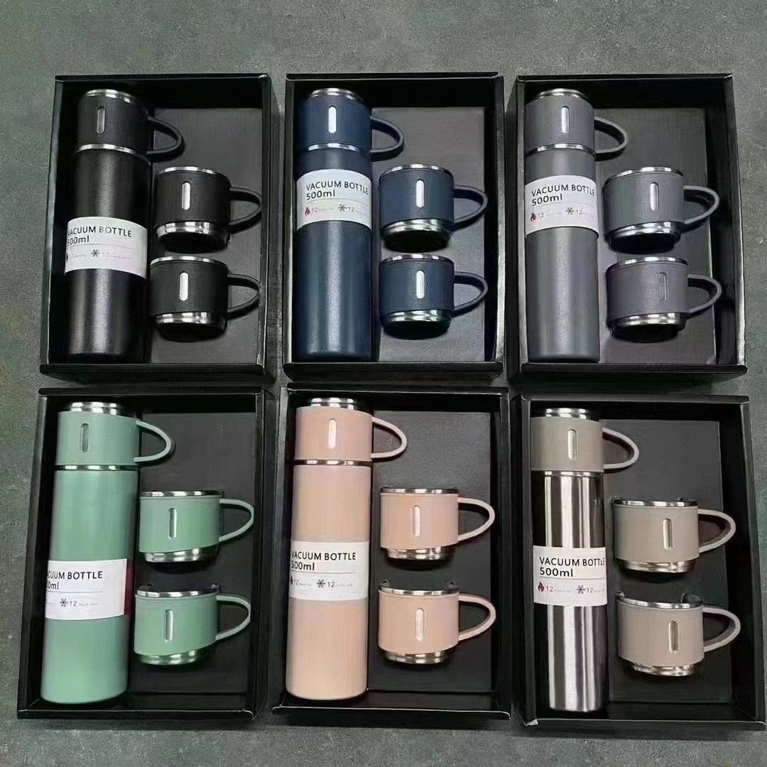 real-shot-of-vacuum-flask-thermos-mug-gift-sets-insulated-water-bottle-with-3-lids