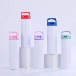 20oz-blank-sublimation-straight-tumblers-with-flip-straw-colored-lids-display-3