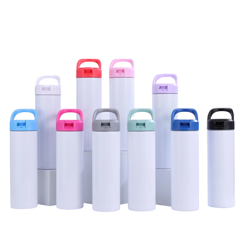 20oz-blank-sublimation-straight-tumblers-with-flip-straw-colored-lids