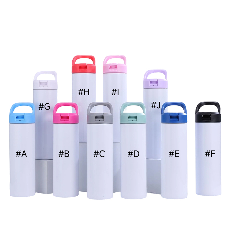 color-options-of-20oz-blank-sublimation-straight-tumblers-with-flip-straw-colored-lids
