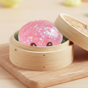 Squishy Glitter Dumpling Sensory Stress Relief Toys - Pink pink-squishy-glitter-dumpling-sensory-stress-relief-toys