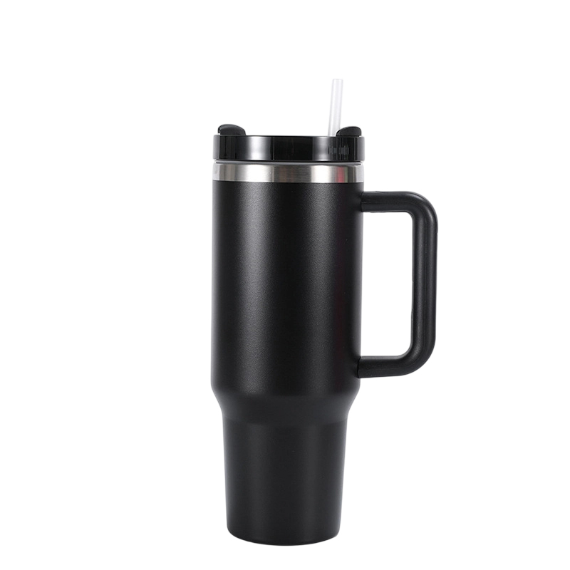40oz-black-powder-coated-travel-mug-car-cup