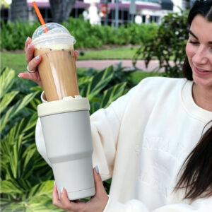 Frost Buddy 30 oz Stainless Steel Vacuum Insulated Cup Holder Frost Buddy 30 oz Stainless Steel Vacuum Insulated Cup Holder