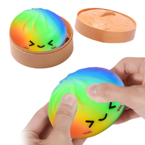 display-of-squishy-rainbow-dumpling-sensory-stress-relief-toys