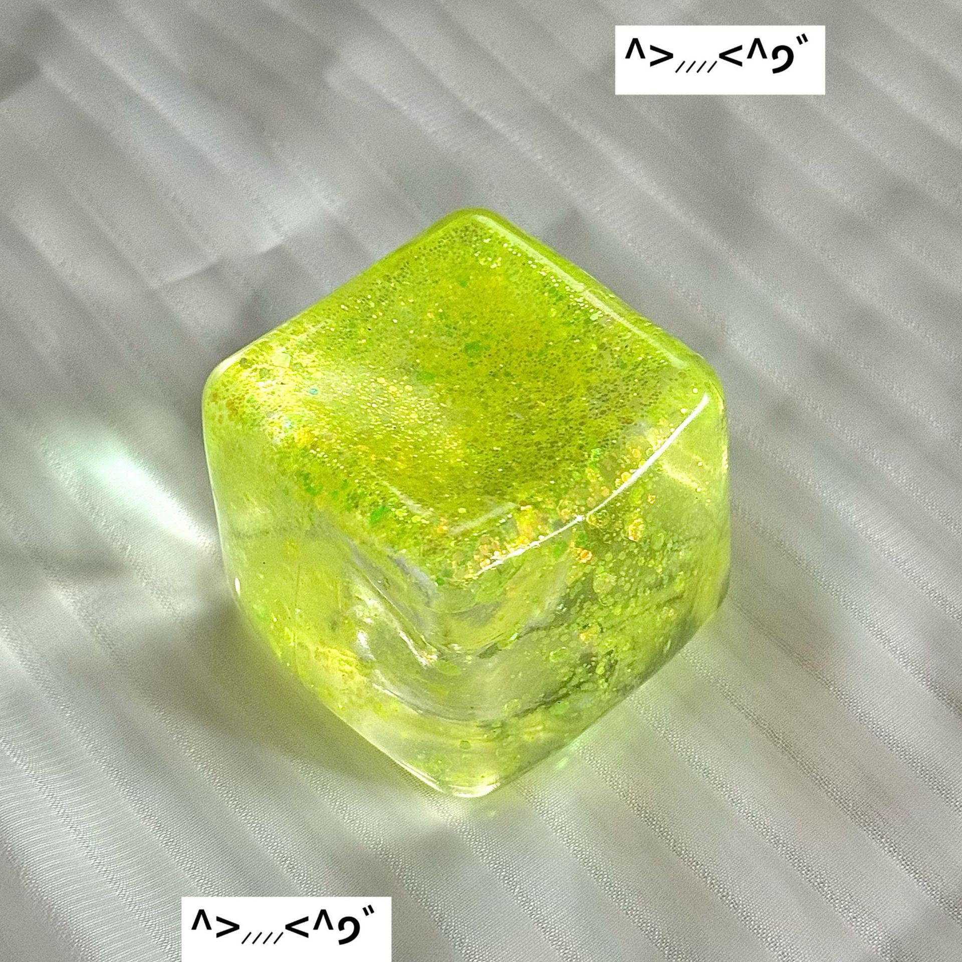 green-glitter-squishy-ice-cube-fidget-toy-stress-relief