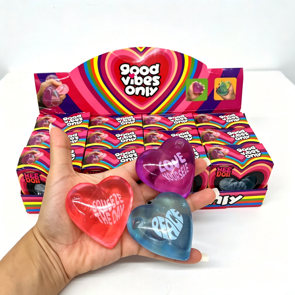 Sweet Heart Squishy Stress Relief Fidget Toy