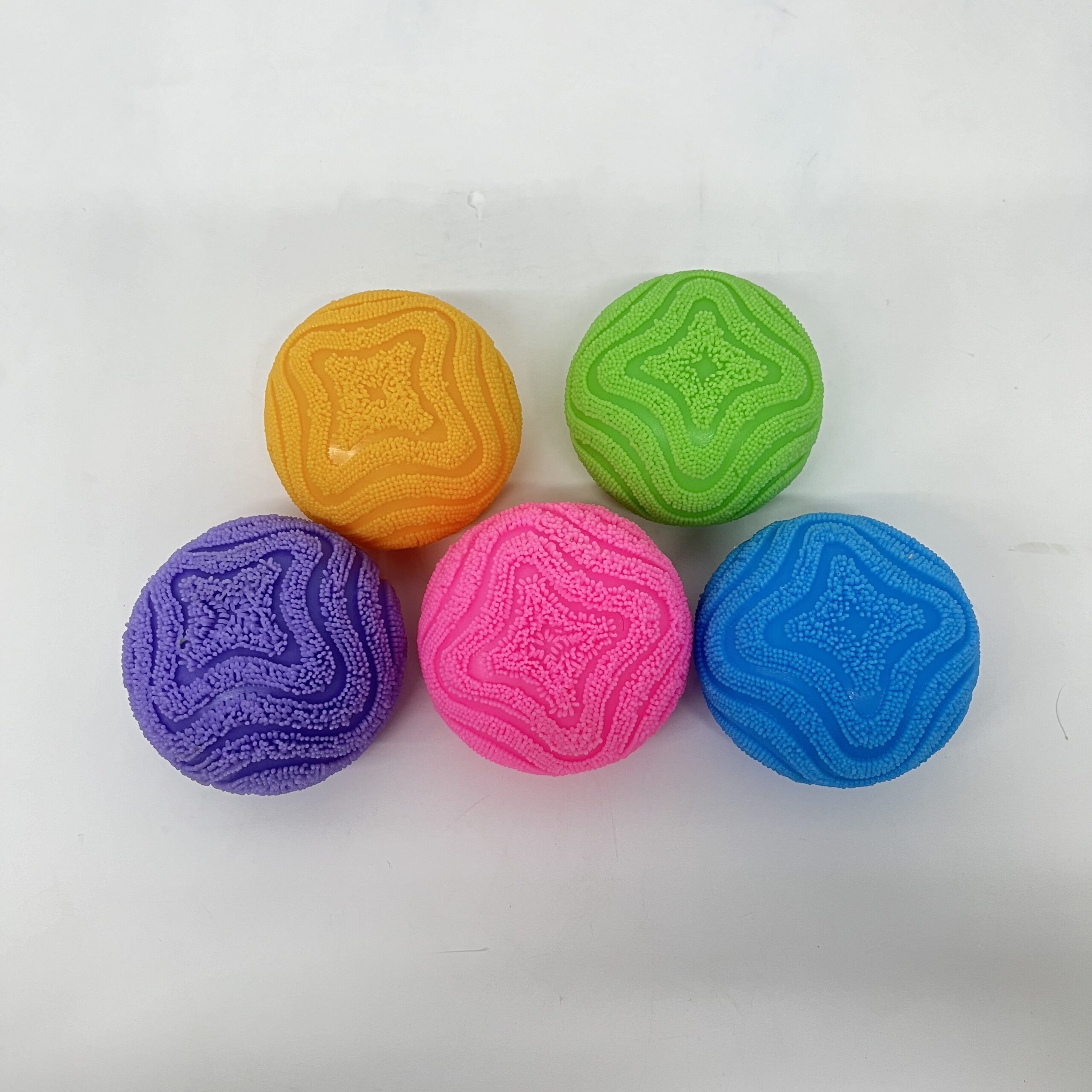 Slow-Rising Needoh Fuzzy Ball Squishy Stress Relief Toy