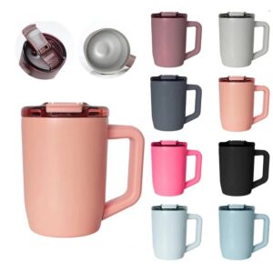 Powder Coated BruMate Style Insulated 15oz Coffee Mug