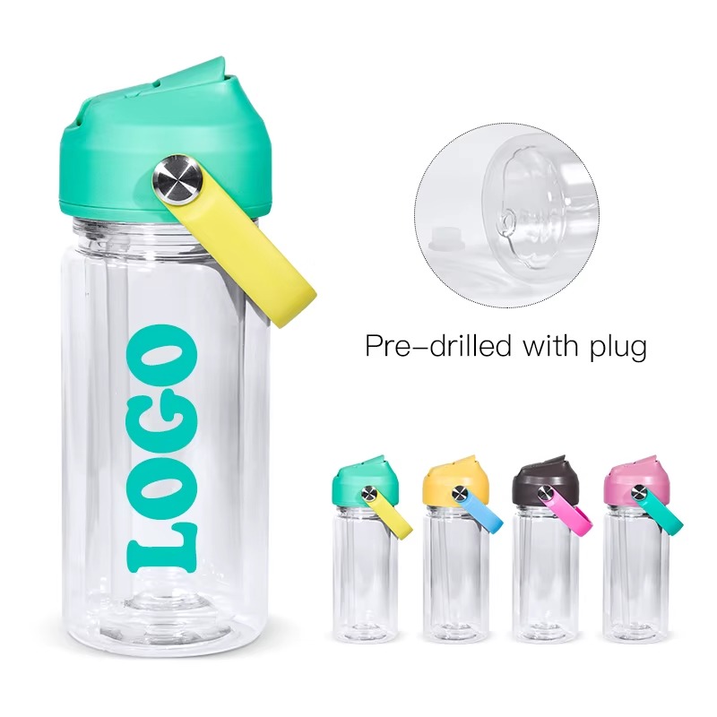 10oz-acrylic-plastic-snow-globe-cups-with-colored-portable-lid-predrilled-hole