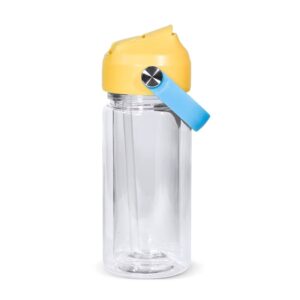 10oz Acrylic Plastic Snow Globe Cups with Lids - Yellow yellow-10oz-acrylic-plastic-snow-globe-cups-with-colored-portable-lid