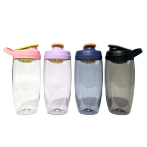 Durable 750ml Plastic Protein Shaker Bottle 50pcs