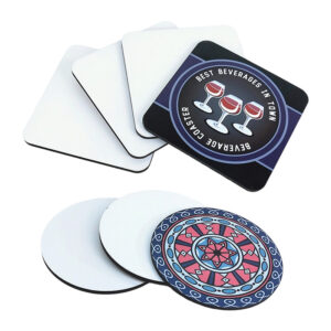 Round & Square Sublimation Blank Cup Mat Blank Coasters