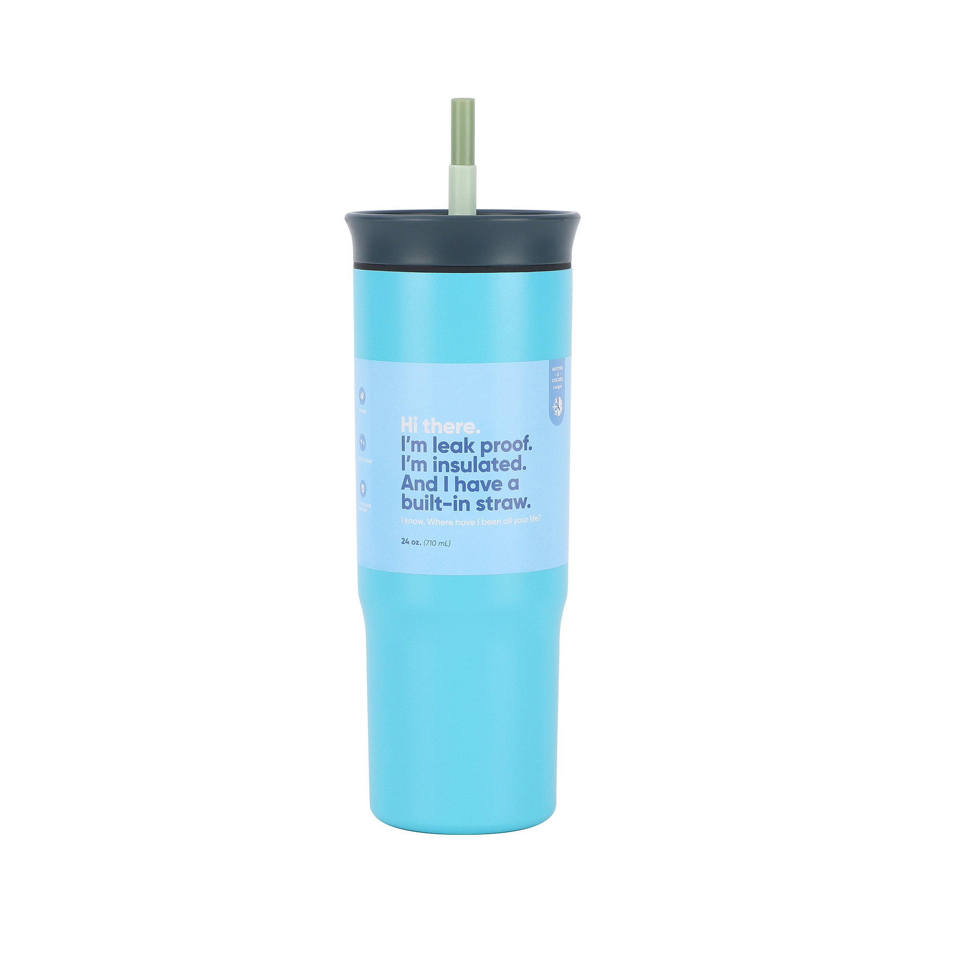 Owala 24oz Insulated Stainless Steel Water Bottle with Straw
