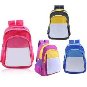 Oxford Wholesale Custom Kids School Bag Sublimation Blank Backpack 40/60pcs
