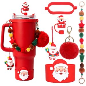 Christmas Stanley Tumbler With Straw & Accessory Set