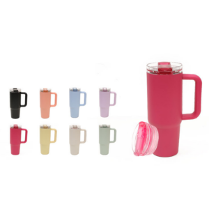20/30/40oz Insulated Stainless Steel Water Bottle with Flip Top Straw 20/30/40oz Insulated Stainless Steel Water Bottle with Flip Top Straw