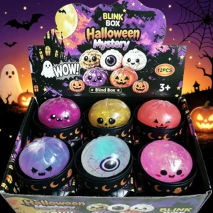 Halloween Ghost TPR Squishy Bun Stress Relief Toy